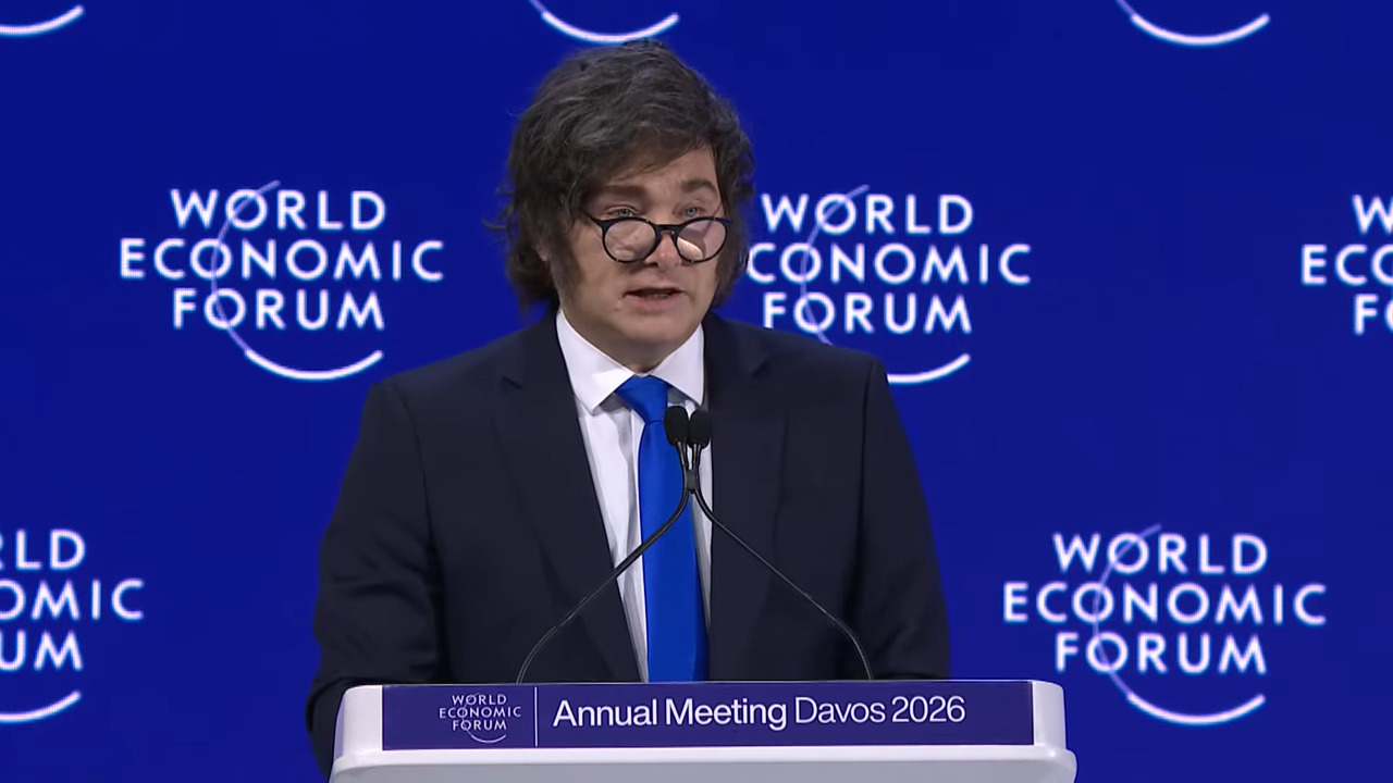 forum-economico-mundial:-milei-pede-retorno-aos-valores-judaico-cristaos-ao-ocidente