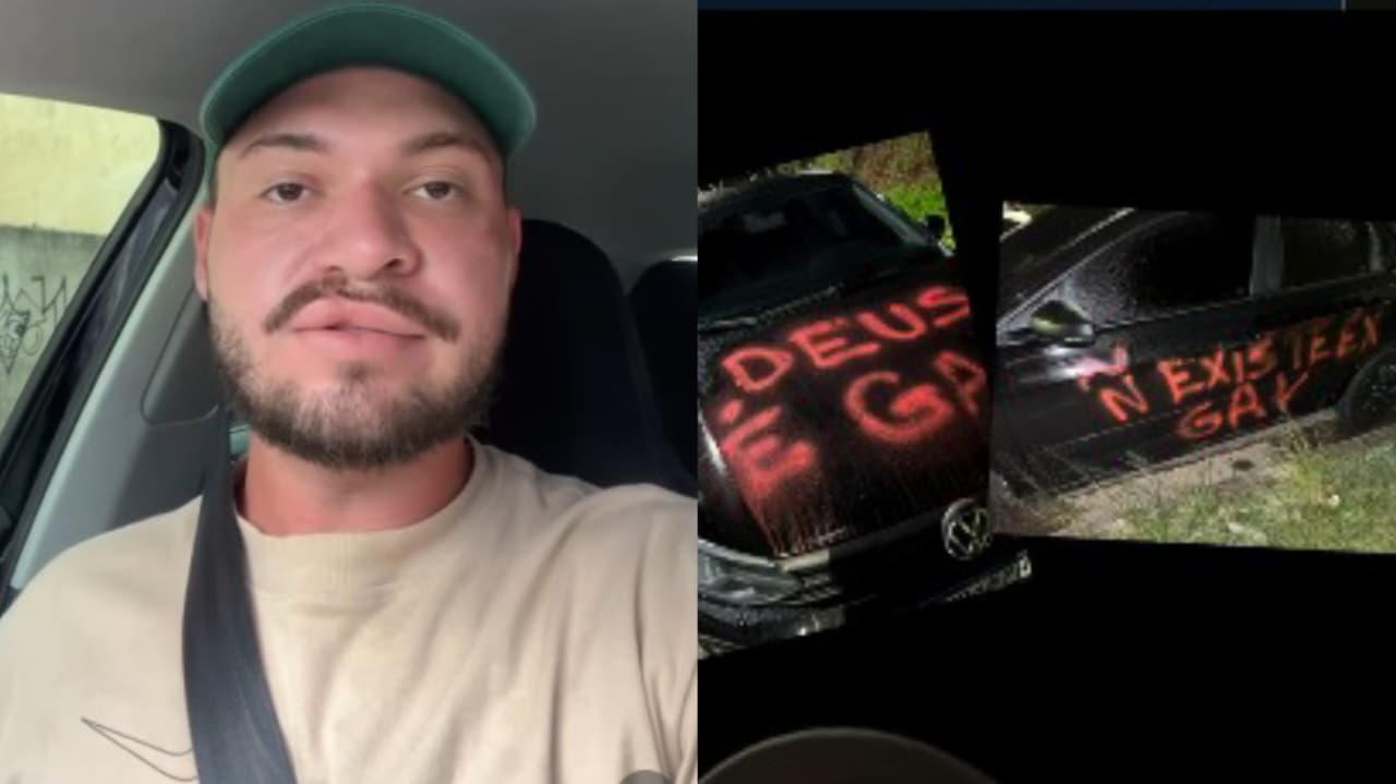 ex-gay-que-se-converteu-tem-carro-pichado-com-ofensas:-“intolerancia-religiosa”