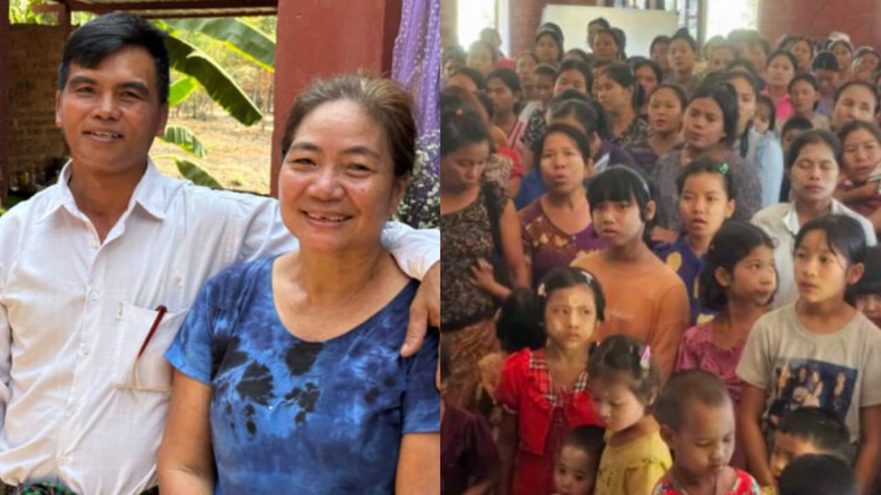 casal-evangelista-inicia-igreja-em-campo-de-deslocados-em-meio-ao-conflito-em-mianmar