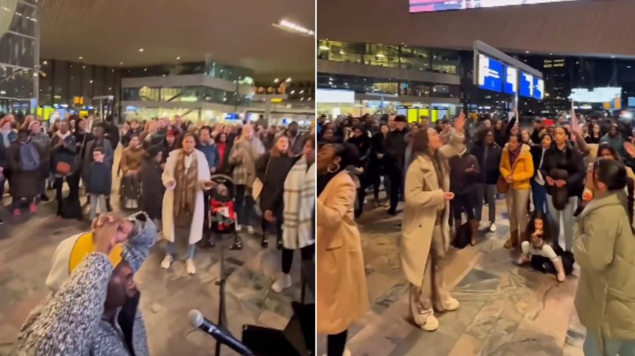 multidao-louva-em-estacao-de-trem-na-holanda:-“jesus-e-digno-de-ser-adorado-em-todo-lugar”