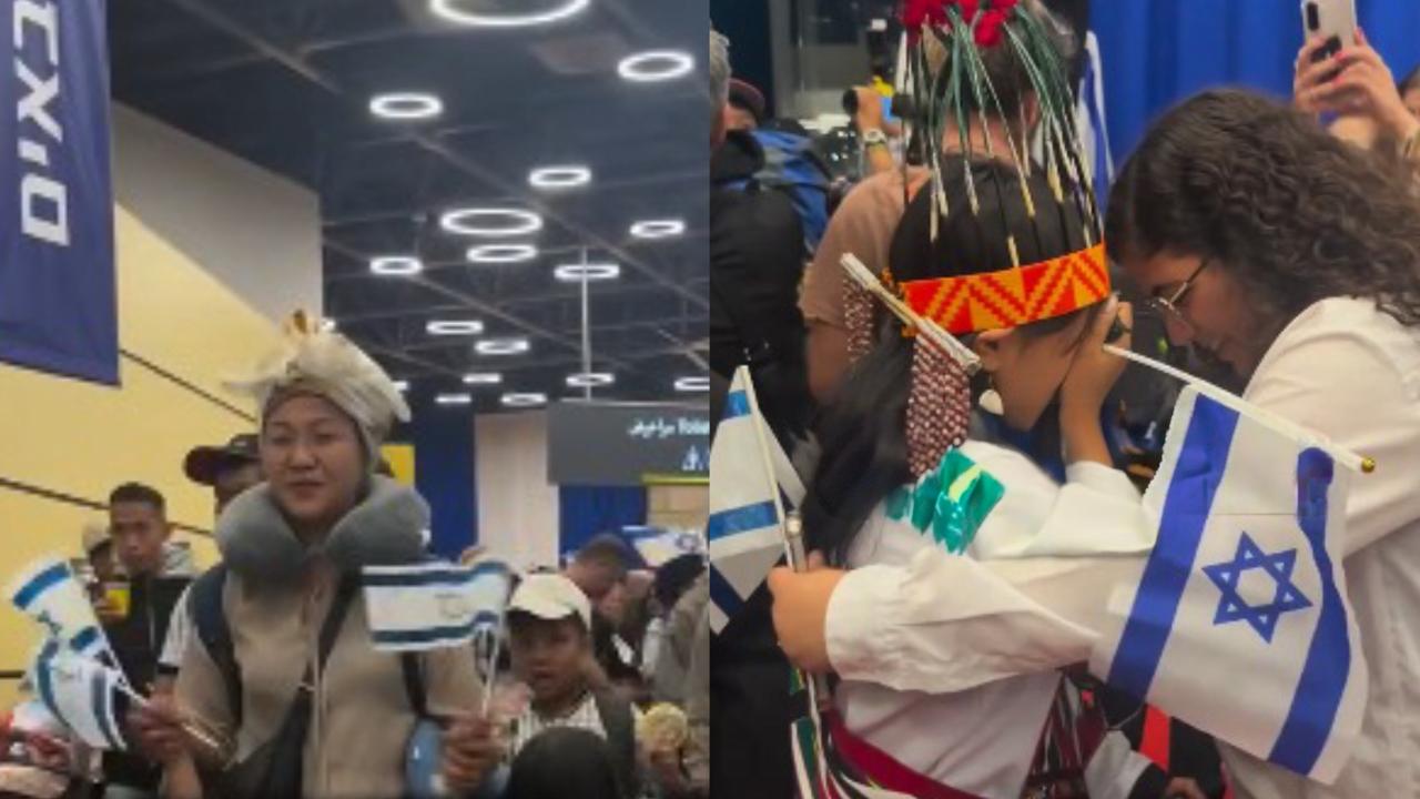 mais-de-250-indianos-descendentes-de-tribo-biblica-chegam-para-morar-em-israel